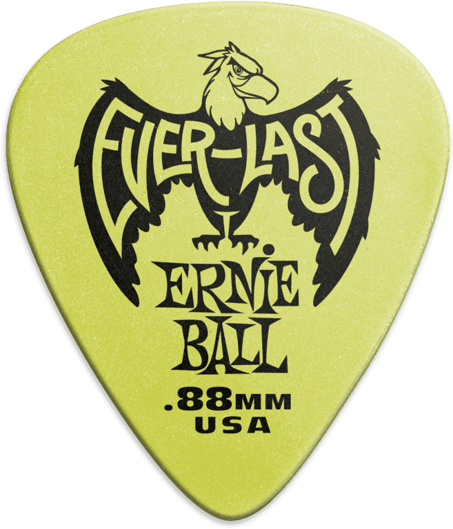 Ernie Ball Mediators Everlast Sachet De 12 Vert 0,88mm - Púas - Main picture