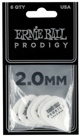 Ernie Ball Mediators Prodigy Sachet De 6 Blanc Standard 2mm - Púas - Main picture