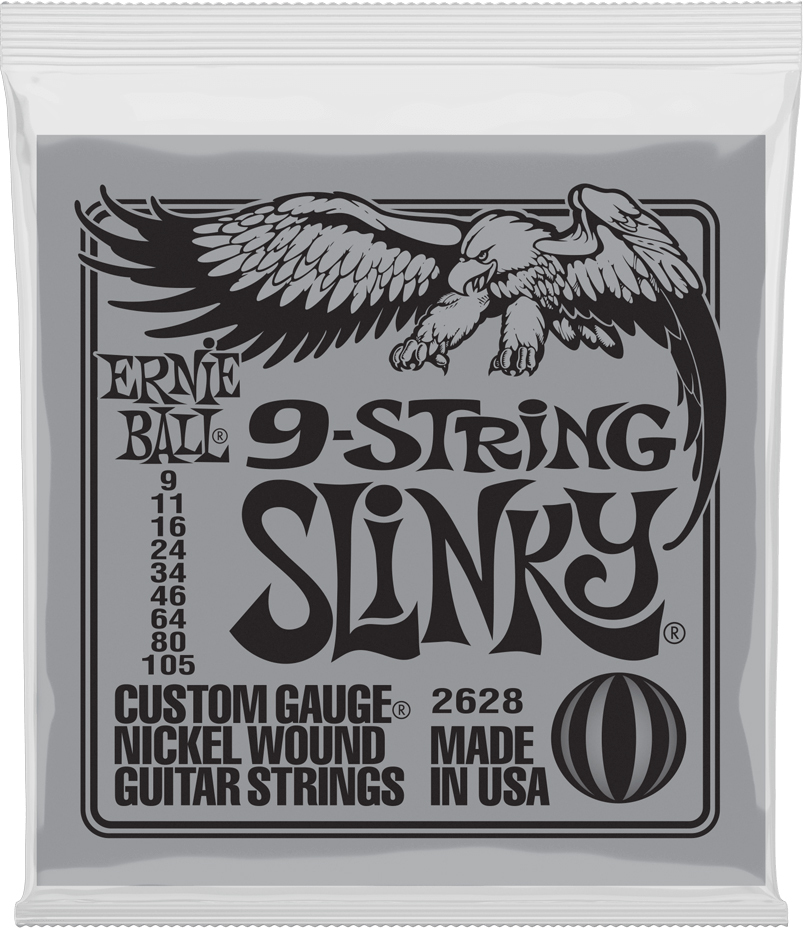 Ernie Ball P02628 Slinky Nickel Wound Electric Guitar 9c 9-105 - Cuerdas guitarra eléctrica - Main picture
