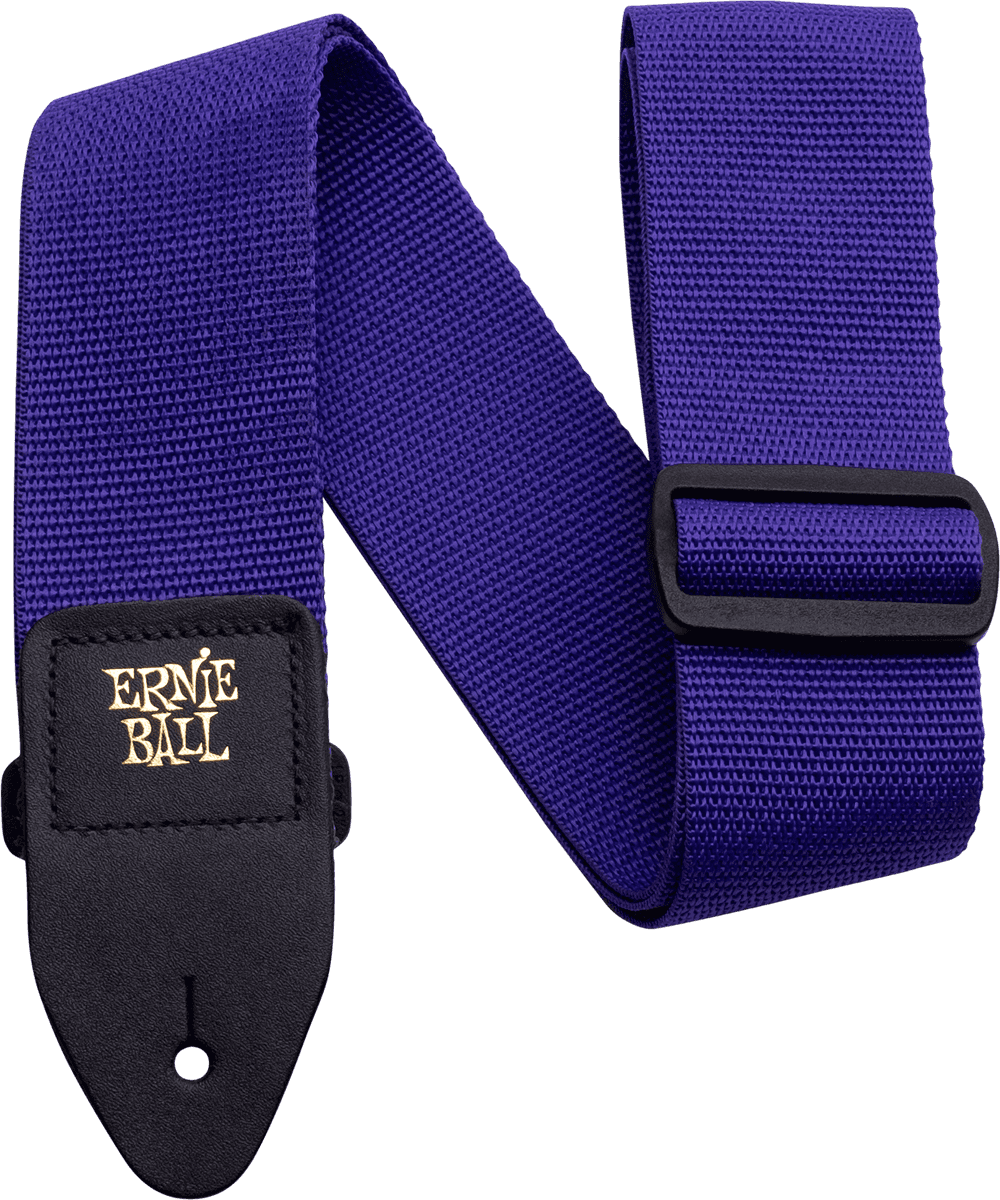 Ernie Ball Polypro 2.inc Guitar Strap Purple - Correa - Main picture