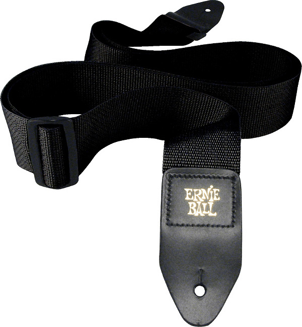 Ernie Ball Polypro Guitar Strap Black - Correa - Main picture