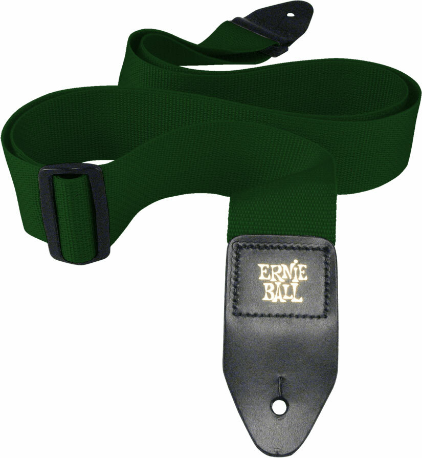 Ernie Ball Polypro Guitar Strap Forest Green - Correa - Main picture