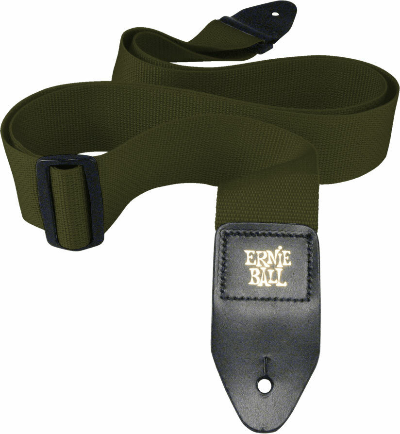 Ernie Ball Polypro Guitar Strap Olive - Correa - Main picture