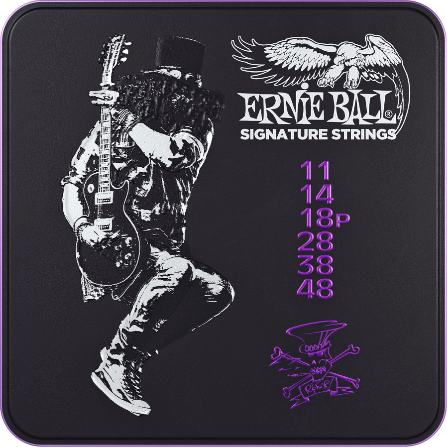 Ernie Ball Slash P03820 3-sets Electric Guitar Signature 6c 11-48 - Cuerdas guitarra eléctrica - Main picture