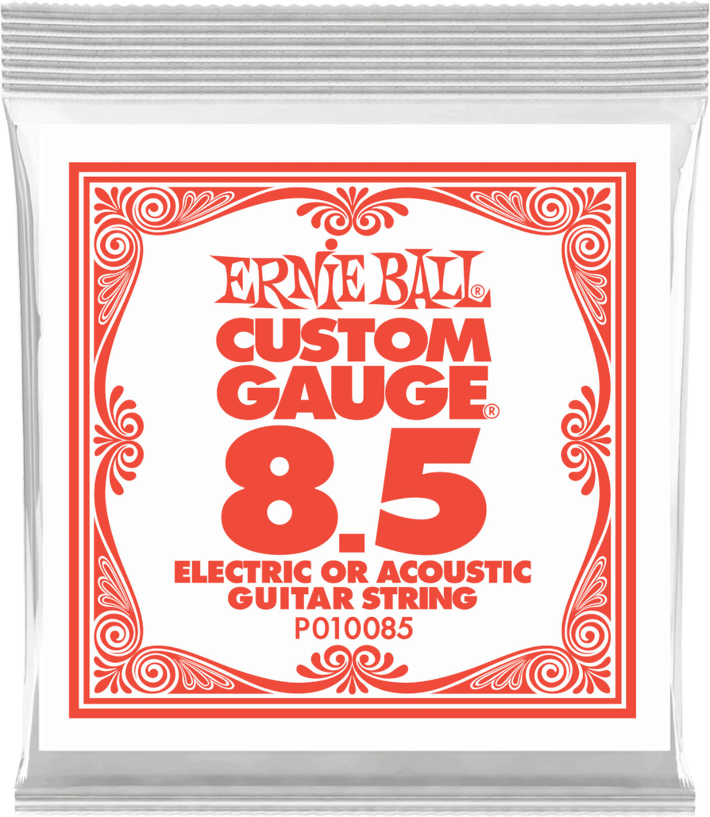 Ernie Ball Jeu De 6 Cordes Slinky Nickel Wound 8,5 - Cuerdas guitarra eléctrica - Main picture