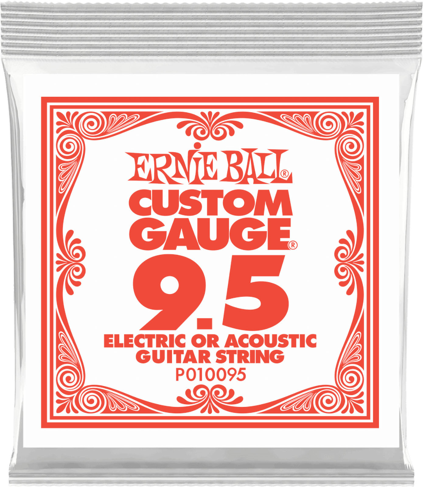 Ernie Ball Jeu De 6 Cordes Slinky Nickel Wound 9,5 - Cuerdas guitarra eléctrica - Main picture