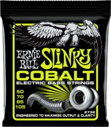 Cuerdas para bajo eléctrico Ernie ball Bass (4) 2732 Slinky Cobalt 50-105 - Juego de 4 cuerdas