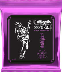 Cuerdas guitarra eléctrica Ernie ball Cordes électrique signature Slash - 11-48 - Juego de cuerdas