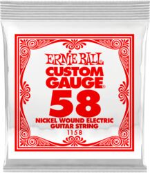 Cuerdas guitarra eléctrica Ernie ball Electric (1) 1158 Slinky Nickel Wound 58 - Cuerdas por unidades