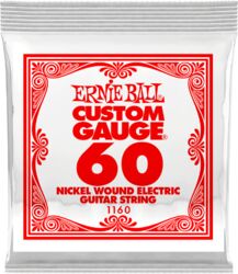 Cuerdas guitarra eléctrica Ernie ball Electric (1) 1160 Slinky Nickel Wound 60 - Cuerdas por unidades