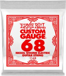 Cuerdas guitarra eléctrica Ernie ball Electric (1) 1168 Slinky Nickel Wound 68 - Cuerdas por unidades