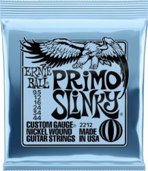 Cuerdas guitarra eléctrica Ernie ball Electric 2212 Primo Slinky 9,5-44 - Juego de cuerdas