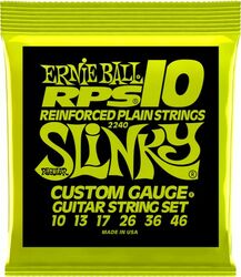Cuerdas guitarra eléctrica Ernie ball Electric (6) 2240 RPS-10 Regular Slinky 10-46 - Juego de cuerdas