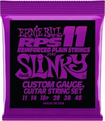 Cuerdas guitarra eléctrica Ernie ball Electric (6) 2242 RPS Power Slinky 9-46 - Juego de cuerdas