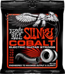 Cuerdas guitarra eléctrica Ernie ball Electric (6) 2715 Cobalt STHB 10-52 - Juego de cuerdas