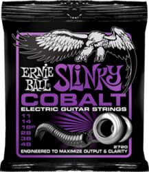 Cuerdas guitarra eléctrica Ernie ball Electric (6) 2720 Cobalt Power Slinky 11-48 - Juego de cuerdas