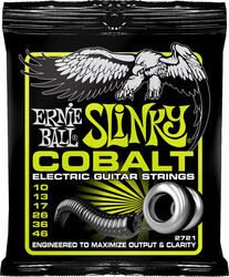 Cuerdas guitarra eléctrica Ernie ball Electric (6) 2721 Cobalt Regular Slinky 10-46 - Juego de cuerdas
