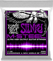 Cuerdas guitarra eléctrica Ernie ball Electric (6) 2920 Slinky M-Steel 11-48 - Juego de cuerdas