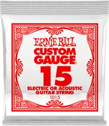 Cuerdas guitarra eléctrica Ernie ball Electric / Acoustic (1) 1015 Slinky Nickel Wound 15 - Cuerdas por unidades