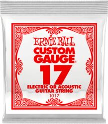 Cuerdas guitarra eléctrica Ernie ball Electric / Acoustic (1) 1017 Slinky Nickel Wound 17 - Cuerdas por unidades