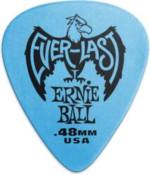 Púas Ernie ball Everlast Pack of 12 Blue 0.48mm