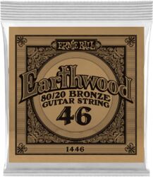 Cuerdas guitarra acústica Ernie ball Folk (1) Earthwood 80/20 Bronze 046 - Cuerdas por unidades