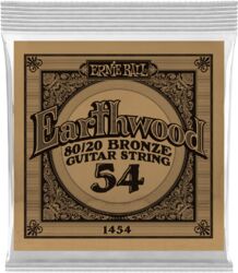 Cuerdas guitarra acústica Ernie ball Folk (1) Earthwood 80/20 Bronze 054 - Cuerdas por unidades