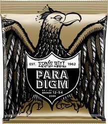 Cuerdas guitarra acústica Ernie ball FOLK (6) 2086 Paradigm 80/20 12-54 - Juego de cuerdas