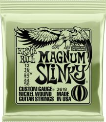 Cuerdas guitarra eléctrica Ernie ball Magnum slinky 12-16-22w-32-44-56 - Juego de cuerdas