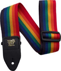 Correa Ernie ball Polypro 2-inches Guitar Strap - Rainbow