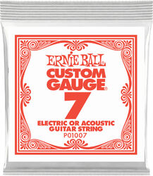 Cuerdas guitarra eléctrica Ernie ball Slinky nickel wound 7 - Cuerdas por unidades