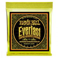 Folk (6) 2556 Everlast Coated Medium Light 12-54 - juego de cuerdas