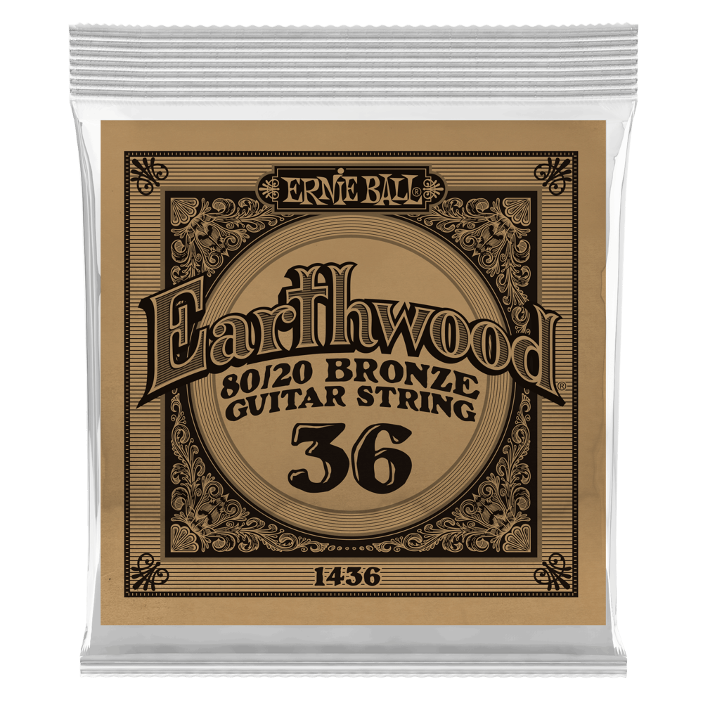 Ernie Ball Corde Au DÉtail Folk (1) Earthwood 80/20 Bronze 036 - Cuerdas guitarra acústica - Variation 1