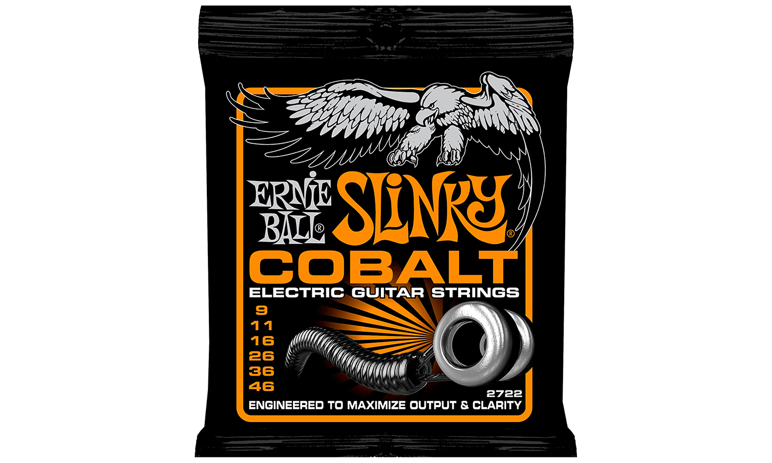 Cuerdas guitarra eléctrica Ernie ball Electric (6) 2722 Cobalt Hybrid