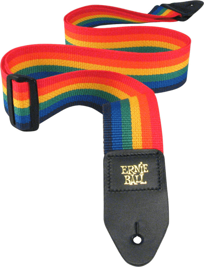 Ernie Ball Polypro 2.inc Guitar Strap Rainbow - Correa - Variation 1
