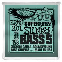 P02850 5-String Slinky Nickel Wound Super Long Scale Electric Bass Strings 45-130 - juego de 5 cuerdas