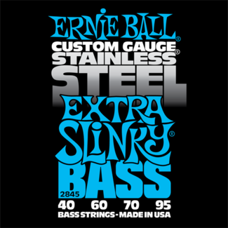 Ernie Ball Jeu De 4 Cordes Bass (4) 2845 Custom Gauge Stainless Steel Extra Slinky - Cuerdas para bajo eléctrico - Variation 2