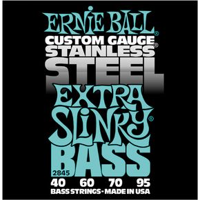 Ernie Ball Jeu De 4 Cordes Bass (4) 2845 Custom Gauge Stainless Steel Extra Slinky - Cuerdas para bajo eléctrico - Variation 1