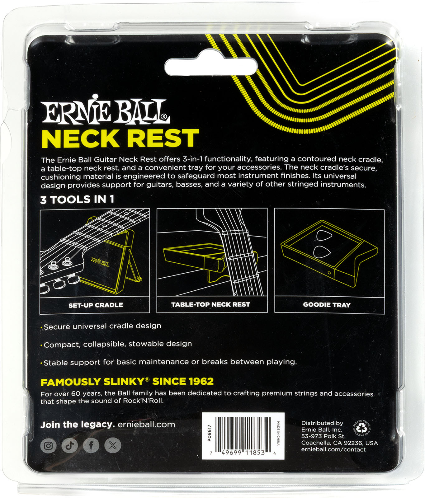 Ernie Ball Support De Manche De Guitare - Care & Cleaning Guitarra - Variation 4
