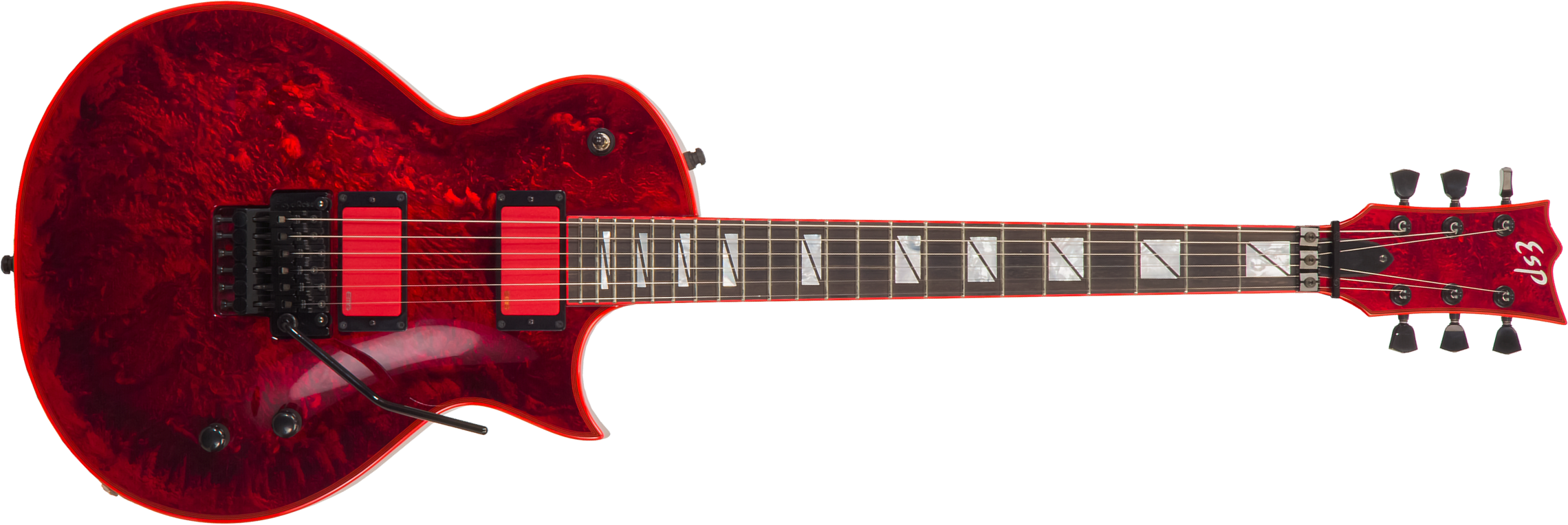 Esp Custom Shop Gary Holt Ec Jap Signature 2h Emg Fr Eb #e935022 - Liquid Metal Lava - Guitarra eléctrica de corte único. - Main picture