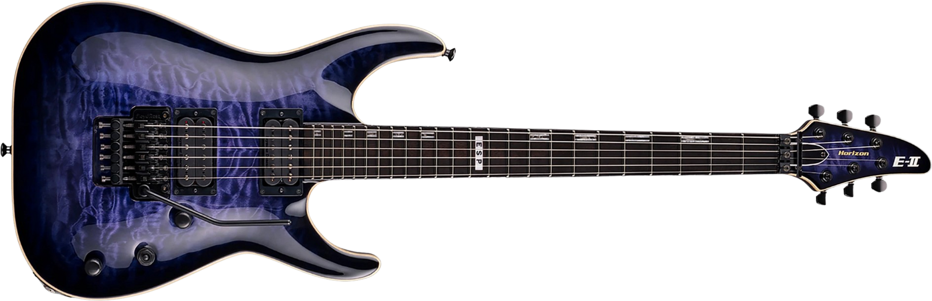 Esp E-ii Horizon Fr Jap 2h Seymour Duncan Eb - Reindeer Blue - Guitarra eléctrica con forma de str. - Main picture
