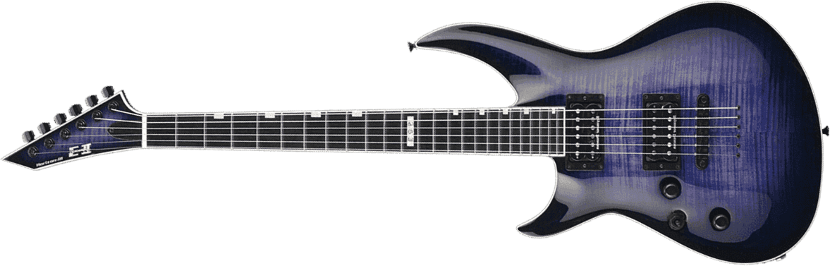 Esp E-ii Horizon Iii Lh Gaucher Japon Hh Seymour Duncan Eb - Reindeer Blue - Guitarra electrica para zurdos - Main picture