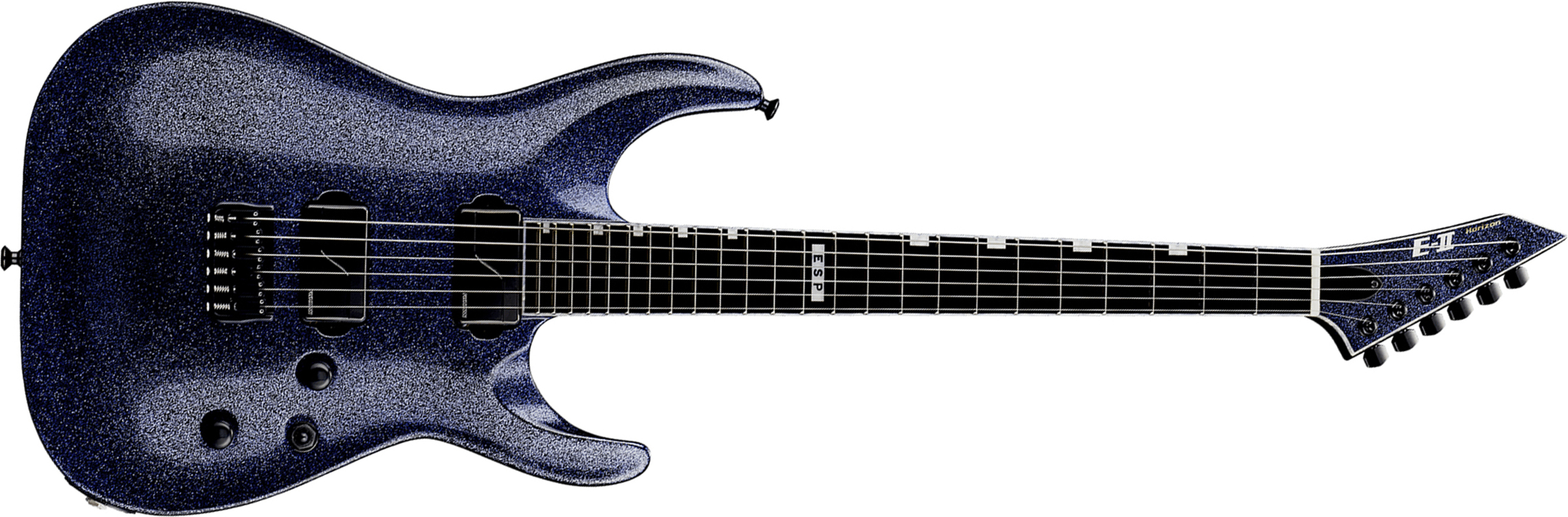 Esp E-ii Horizon Nt Hs Jap 2h Fishman Fluence Modern Ht Eb - Amethyst Sparkle - Guitarra eléctrica con forma de str. - Main picture