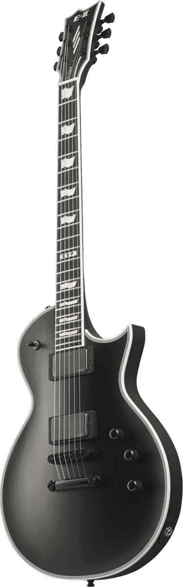 Esp Eclipse Jap 2h Emg Ht Eb - Black Satin - Guitarra eléctrica de corte único. - Variation 1