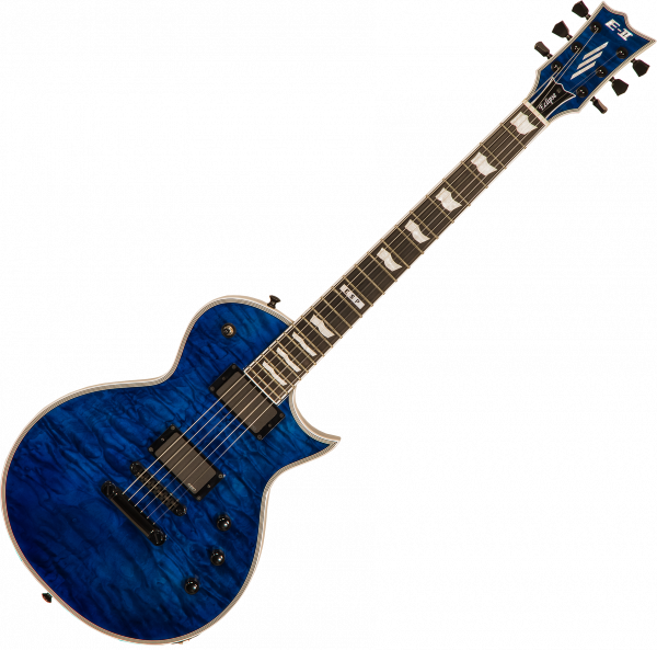 Guitarra eléctrica de cuerpo sólido Esp E-II Eclipse #ES6295193 - Marine blue