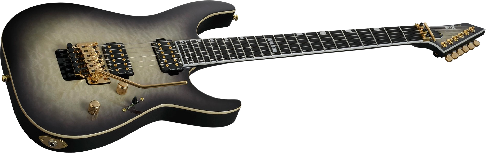 Esp E-ii M-ii Jap 2h Bare Knuckle Fr Eb - Black Natural Burst - Guitarra electrica metalica - Variation 1