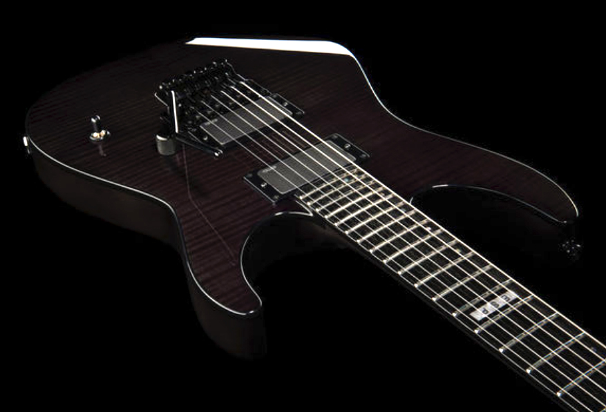 Esp E-ii M-ii Neck Thru Japon Hh Emg Fr Eb - See Thru Black - Guitarra eléctrica con forma de str. - Variation 2