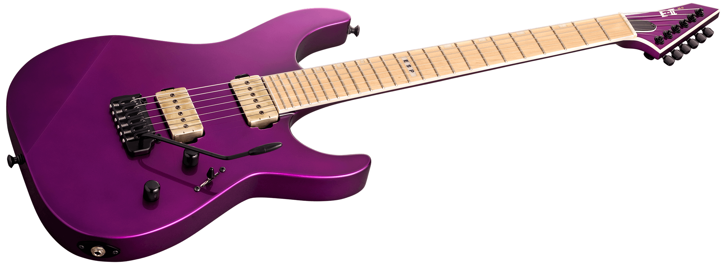 Esp E-ii Mii Hst P Jap 2s P90 Bare Knuckle Trem Mn - Voodoo Purple - Guitarra eléctrica con forma de str. - Variation 2