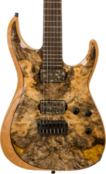 Guitarra eléctrica con forma de str. Esp Custom Shop Experimental M-II NT Buckeye Burl #E7841212 - Natural
