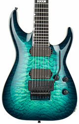 Guitarra eléctrica de 7 cuerdas Esp E-II Horizon FR-7 Standard - Black turquoise burst